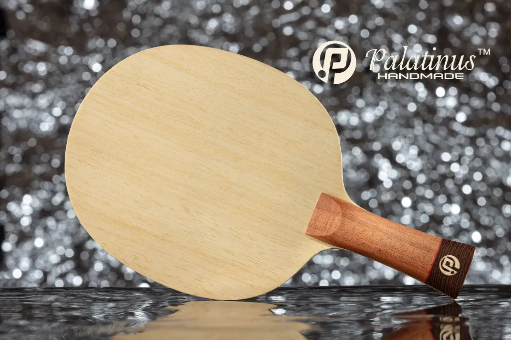 Palatinus Lotus ZC 6.0 handmade table tennis blade, OFF Pro, Koto outer ply, top-boosted soft PBO-Carbon – backhand side