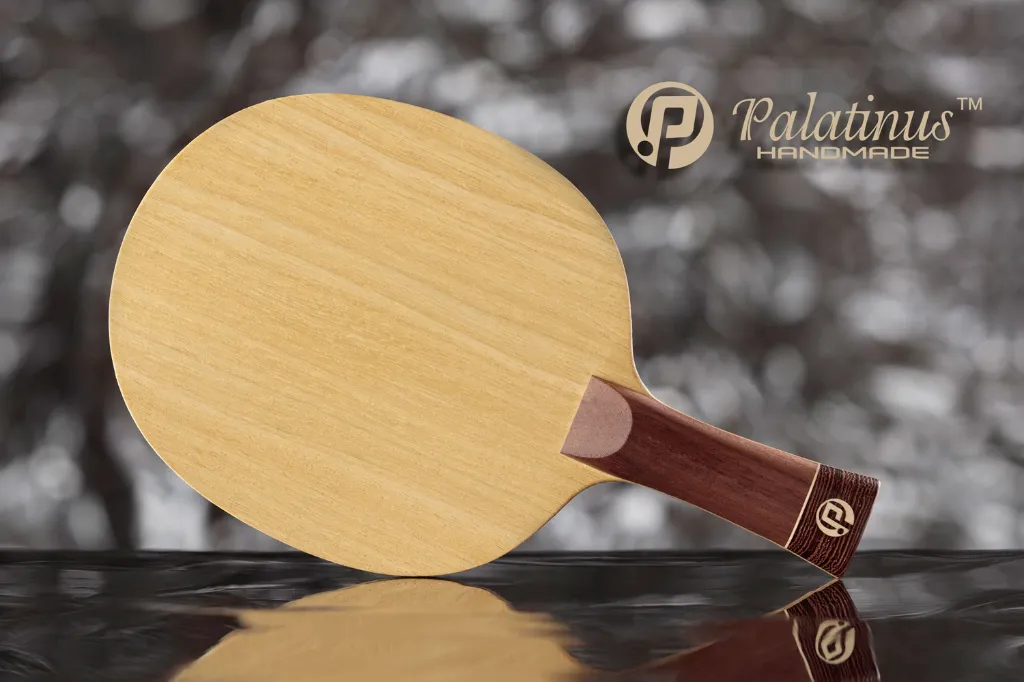 Palatinus Pulsar ZC 6.0 handmade table tennis blade, OFF+, Limba outer ply, inner-boosted soft PBO-Carbon – backhand side